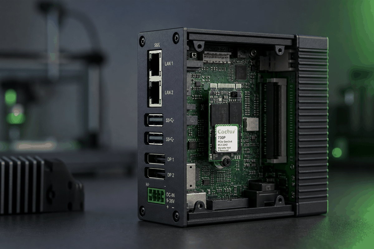 Cactus Technologies 推出 730P 系列工业级 M.2 PCIe 模块